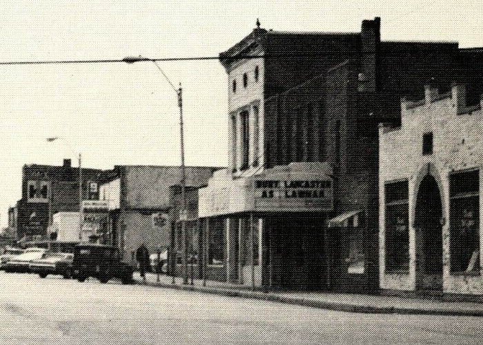 Cozy Theatre - Old Postcard Photo (newer photo)